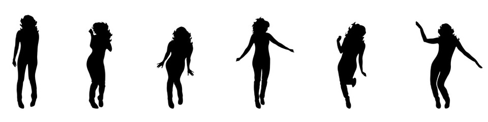 Fototapeta na wymiar woman silhouette