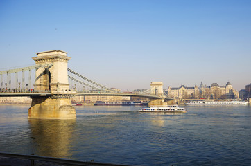 Obraz premium Будапешт. Цепной мост.