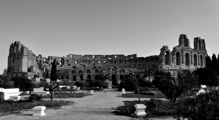 Amphitheader in Mahdia / El Djem in Tunesien