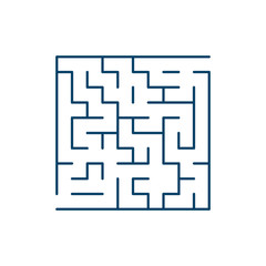 Vector labyrinth. Maze or Labyrinth. Vector.