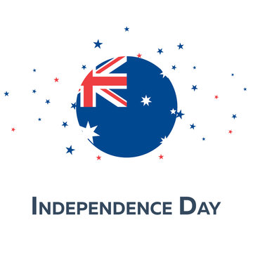 Independence day of Australia. Patriotic Banner. Vector illustration.