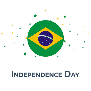 Independence day of Brazil. Patriotic Banner. Vector illustration.