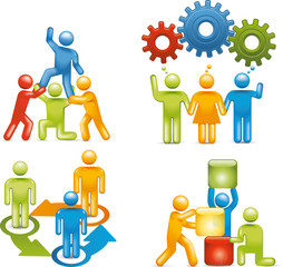 Team activities Icon Set