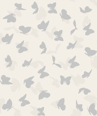 pattern of flying butterflies