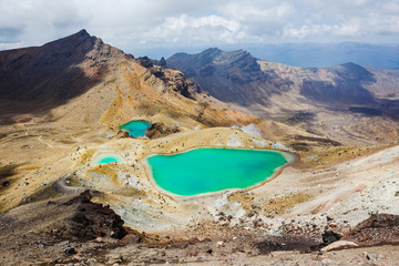 Emerald Lakes, Tongariro National Park, New Zealand