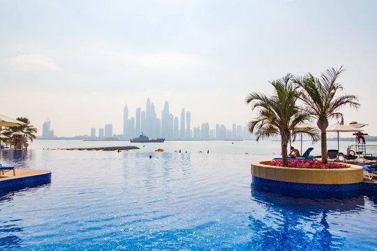 Amazing Infinity Pool View In Dubai