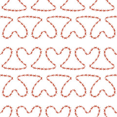 Romantic seamless pattern