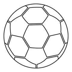Fototapeta premium Ball icon, outline style