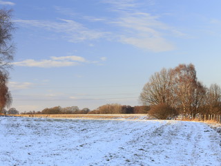 Ritterhude im Winterkleid