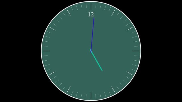 Running Clock Time-lapse