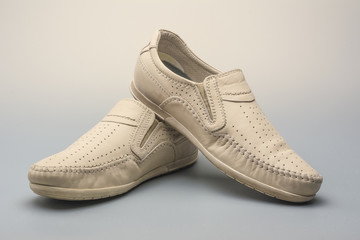 Beige Men's loafers