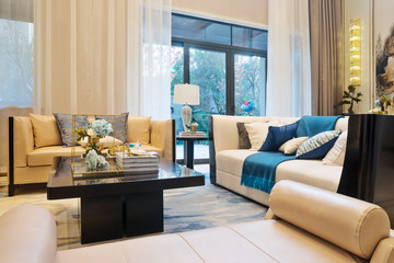 Fototapeta premium modern living room interior