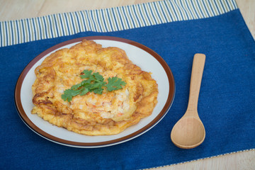 Thai omelet style