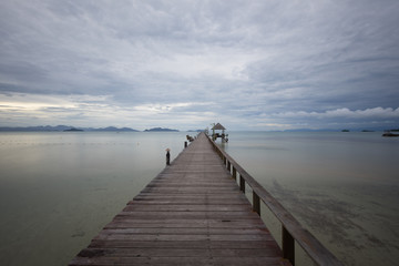 Fototapeta premium jetty lake 