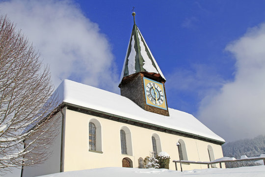 Kapelle - Berghofen - Allgäu - St. Leonhard - Winter