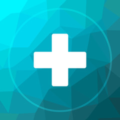 Obraz premium Medical cross icon