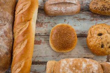 Different types of bread