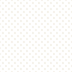Small hand-drawn polka dot seamless pattern. Light beige color. Simple and nice. Ideal for wrapping and cloth.