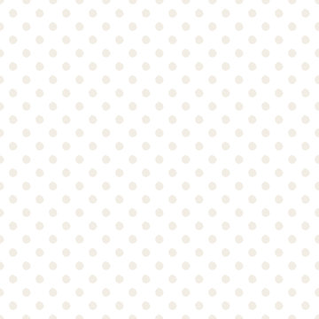 Small hand-drawn polka dot seamless pattern. Light beige color. Simple and nice. Ideal for wrapping and cloth.