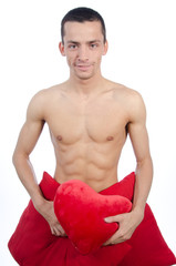 Enamored sexy guy.