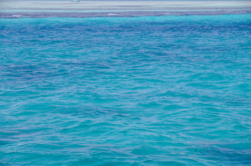Obraz premium Red Sea, background, clean blue water