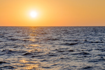 Sunset over the Black Sea, Sochi, Russia