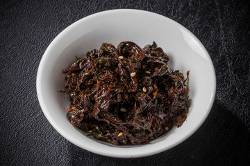 岩海苔のキムチ　Kimchi Korean food of the rock laver