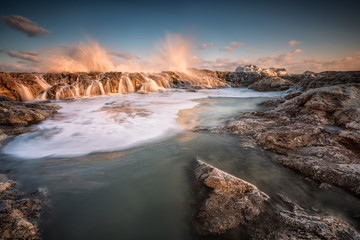 Winter sea /
Magnificent winter view at the rocky Black sea coast near Tulenovo, Bulgaria