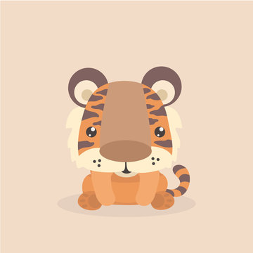 Cute little tiger.
