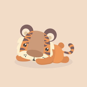 Cute little tiger.