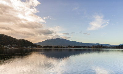 Fototapeta na wymiar Mt.Fuji in the morning
