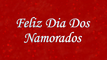 Happy Valentine's Day text in Portuguese "Feliz Dia Dos Namorado