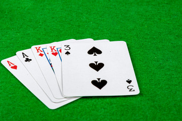 Two pair poker hand