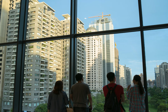 View from National Taichung Theater in Taiwan　台中国家歌劇院