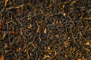 dried tea leaves