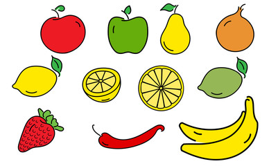 Früchte und Gemüse