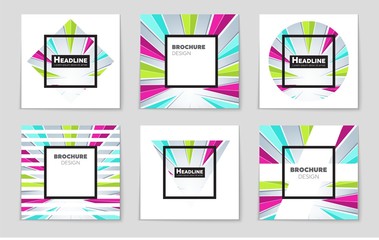 Abstract vector layout background set. For art template design, list, page, mockup brochure theme style, banner, idea, cover, booklet, print, flyer, book, blank, card, ad, sign, sheet,, a4.