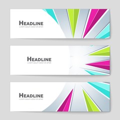 Naklejka premium Abstract vector layout background set. For art template design, list, page, mockup brochure theme style, banner, idea, cover, booklet, print, flyer, book, blank, card, ad, sign, sheet,, a4.
