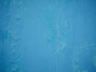 old blue wall