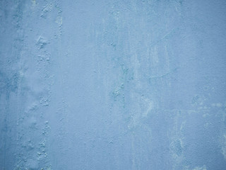 old blue wall