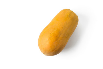 papaya isolated on a white background