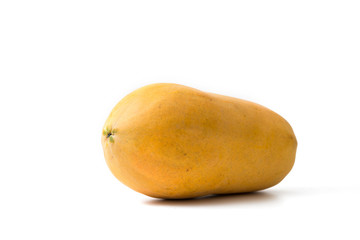 papaya isolated on a white background