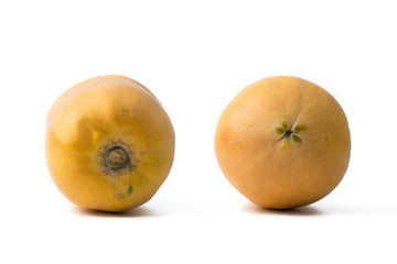 papaya isolated on a white background