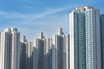 Fototapeta na wymiar Public estate in Hong Kong