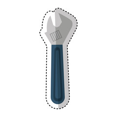 wrench tool isolated icon vector illustration design