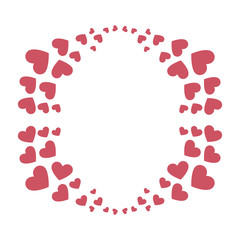 heart love card decoration vector illustration design