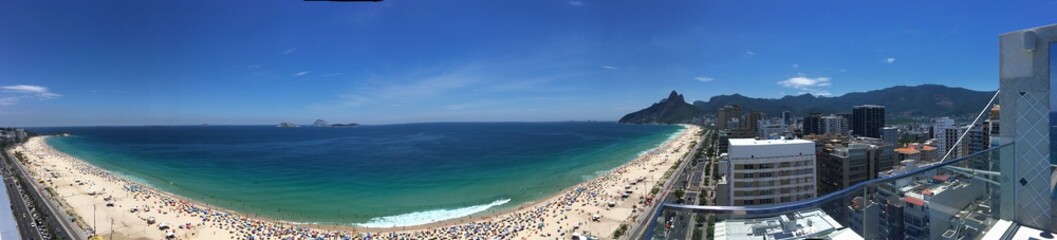 Fototapeta na wymiar Rio de Janeiro Ipanema Beach