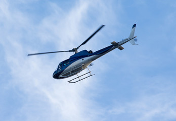 Naklejka na ściany i meble helicopter in the sky