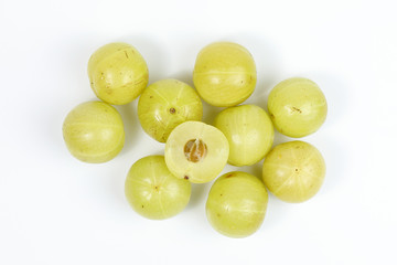 Phyllanthus emblica berry fruit.