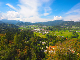 Near by Bled lake landscape,Slovenia